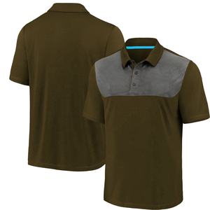 T-shirts 100% Coton Dernières Custom Logo Slim Fit Noir marine Polo shirts Design Pour Hommes - Product Image 6