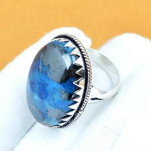 Anillo de Corazón con Piedra Preciosa Pietersite, Plata de Ley 925, Joyería Bohemia Hecha a Mano, Anillo para Mujer, Venta al Por Mayor - Product Image 3