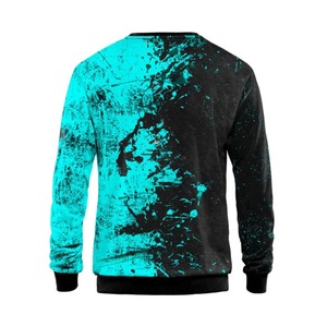Sweat-shirt à col rond pour homme, imprimé crâne, décontracté, manches longues, coupe classique, imprimé par sublimation, 100% polyester, pour l'automne - Product Image 5