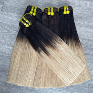 <b>Cheap</b> Price Natural Human Hair DD SDD Bundle Raw Vietnamese Virgin Hair Full Cuticle Aligned Hair <b>Extension</b> Double Machine Weft - Product Image 3