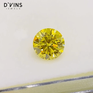 Diamantes Sueltos Cultivados en Laboratorio D'Vins Jewels, Corte Brillante Redondo, Color D Fancy Light Filled, para Joyería - Product Image 3