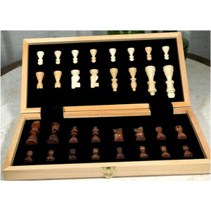 Luxury Wooden Chess Set Handmade Professional Large Folding Chess Board Classic Staunton Pieces Gift for Adults Kids Chess <b>Game</b> - Product Image 3