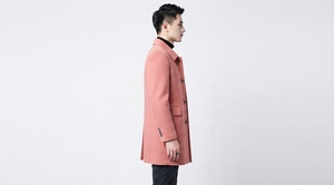 Manteau d'hiver long sur mesure pour homme, boutonné sur le devant, design ajusté, style classique, vêtement d'extérieur pour un look business décontracté et quotidien - Product Image 6