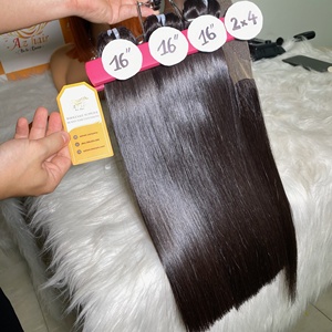 ผมต่อทรงตรงยาว14 16นิ้วผมมนุษย์แบบสั้น2024เวียดนาม - Product Image 3