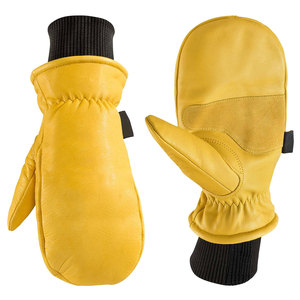 Gants de protection pour les mains en cuir personnalisés, pour adultes et jeunes, avec logo personnalisé - Product Image 1