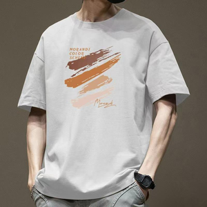 เสื้อยืดแขนสั้นวินเทจผู้ชาย พิมพ์ลายเสือดาวดิจิทัล ผ้าฝ้าย 100% คอกลม ทรงปกติ น้ำหนัก 220 กรัม ระบายอากาศได้ดี - Product Image 2