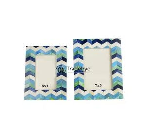 Premium Resin Inlay Creative Photo <b>Frame</b> Handmade Designer Glossy Finish by Tradebyd - Product Image 1