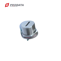 Conector Micro SD Sellado a Prueba de Agua IP68 para Montaje en Panel con Aleación de Zinc, Revestimiento de Níquel y Junta de Silicona para Sistemas de Monitoreo