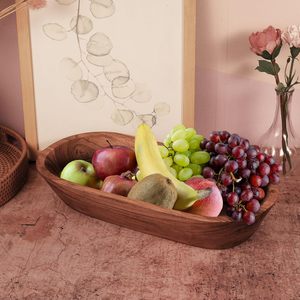 SHINE INDIA CRAFTS Tazón Rectangular de Madera Hecho a Mano, Ecológico, para Almacenamiento de Frutas, Ensaladas, Personalizable en Tamaño y Color - Product Image 4