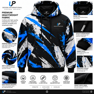 เสื้อฮู้ดดี้แบบหนาพิเศษ สกรีนลายทั้งตัว สไตล์สตรีทแวร์ ผู้ผลิตและจำหน่ายเสื้อผ้าแบบยูนิเซ็กซ์ - Product Image 5