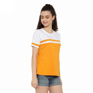 เสื้อยืดผู้หญิงสำหรับฤดูร้อน สตรีทแวร์ ตัดเย็บตามสั่ง คุณภาพมาตรฐานโรงงาน ควบคุมคุณภาพ เสื้อยืดผู้หญิงแบบสั่งทำ - Product Image 2