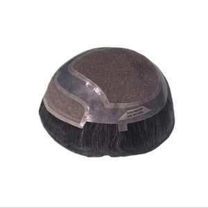 Taz Hair BD Prótesis Capilar de Cabello Humano Remy Indio con Onda Natural y Frente de Encaje, Calidad Premium - Product Image 2