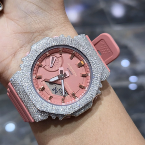 High Quality Luxury <b>Mechanical</b> <b>Watch</b> GPS Moissanite Inlay Stainless Steel Band Analog Display Alarm 42mm Unisex Water Resistant - Product Image 1