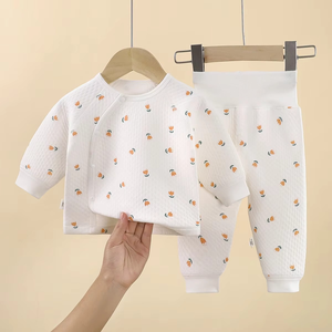 100% Cotton Baby Clothes New Cartoon High Quality Baby Clothes Pajamas 2pcs Set Soft Kids Clothing Wholesale Pajamas Sets - Product Image 1