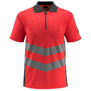 เสื้อโปโลสะท้อนแสงแบบ Hi-Vis เสื้อความปลอดภัยแบบสะท้อนแสง เสื้อผ้าสั่งทำ เสื้อโปโลสำหรับงานก่อสร้าง แถบสะท้อนแสง - Product Image 2