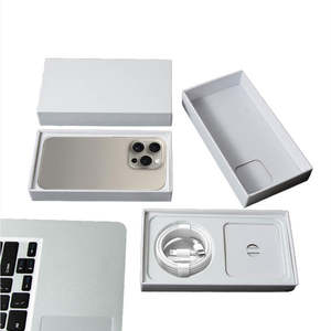 Factory Wholesale High Quality Blank White Cardboard <b>Box</b>, Luxury Mobile Phone Packaging <b>Box</b> for Retail Sale - Product Image 6