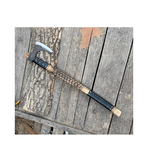 Hacha Tomahawk con mango de madera, hecha a mano por THEWIZ CRAFTS, hoja de acero forjado, herramienta de supervivencia para exteriores, garantía de 3 años - Product Image 2
