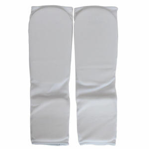 Protège-tibias en mousse blanche réglables, protections respirantes pour le dessus du pied pour l'entraînement de boxe, taekwondo et karaté - Product Image 2