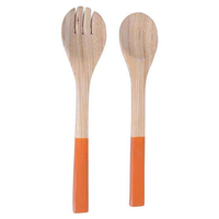 Ensemble de couverts en bois faits à la main - Cuillères et fourchettes jetables écologiques, style moderne, logo personnalisé, accessoires de cuisine de qualité supérieure