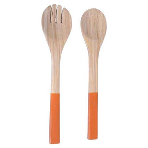 Cucharas para Servir Platos, Cuchara y Tenedor de Madera Hechos a Mano, Madera de la Mejor Calidad de United Trade World, Accesorios de Cocina - Product Image 3