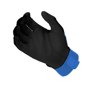 Gants de combat en gros pour le baseball, en microfibre bleue, cuir véritable, pour jeunes, gants de softball sportifs avec design et taille personnalisés - Product Image 6