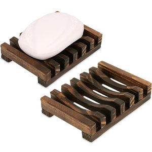 Mango Wood <b>Soap</b> <b>Holder</b> elegant For Bathroom <b>Soap</b> storage 2 Pieces In wholesale Price - Product Image 1
