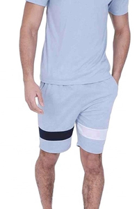 Ensemble t-shirt et short pour homme, design élégant, léger, infroissable, confortable, en coton respirant. - Product Image 3