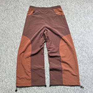 Custom Men's Wide Leg Windbreaker Pants Streetwear Panelled Color Block Techwear <b>Trousers</b> Waterproof Outdoor Baggy <b>Joggers</b> - Product Image 2