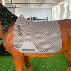 Professional Western Horse Saddle Pad Polycotton Soft Thick Breathable Comfort Customizable Color Size Custom Logo <b>Equestrian</b>. - Product Image 5