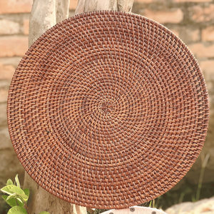 Bolso de Mimbre Pintado a Mano, Diseño Circular, Decoración para el Hogar, Artesanía Ecológica, 100% Libre de Impuestos, Navidad, San Valentín - Product Image 5