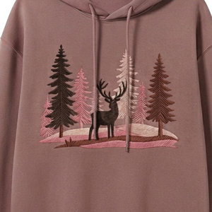 Sweat-shirts à capuche personnalisés brodés pour hommes et femmes, en molleton de coton épais de qualité supérieure, fabrication OEM ODM sous marque privée - Product Image 2