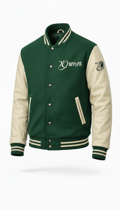 Sustainable Winter Varsity <b>Jacket</b> Hooded Eco-Friendly Polyester/Cotton Wholesale Clothing Front Logo - Product Image 6