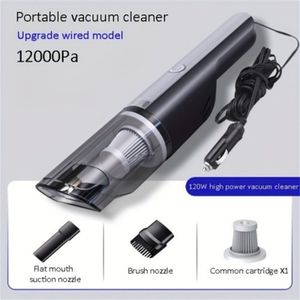 Aspirapolvere Portatile per Auto in PC/ABS Argento con Forte Aspirazione, Mini Ricaricabile per Uso Domestico - Product Image 1