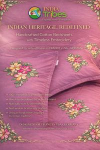 Brown Rose Floral Design Wine Color Embroidered Cotton Bedsheet <b>Set</b> Soft Luxury <b>Bedding</b> <b>Set</b> Queen Size High Quality - Product Image 6