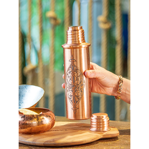 High Quality Pure Copper Printed Water Bottle Available in Customize Prints with Premium Packaging Available In Reasonable Price - Product Image 5