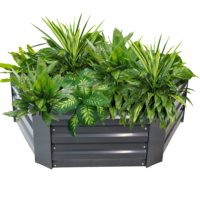 Couleurs personnalisables disponibles. Grandes jardinières/cabines de jardin en acier galvanisé de haute qualité, écologiques, pour l'extérieur. Élevé
