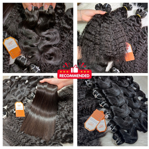 Super venta en extensiones de cabello humano rizado ondulado 8 \ "a 32 \" Paquetes de longitud Precio al por mayor para vacaciones - Product Image 6