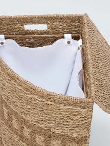 Panier à linge d'angle en jonc de mer, panier de rangement naturel fait main, vente en gros, écologique, fabriqué au Vietnam - Product Image 6