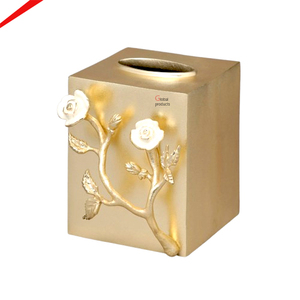 Porte-serviettes en métal minimaliste pour bureau, support à mouchoirs classique en métal, décoration artisanale - Product Image 5