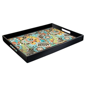 Plateau de service imprimé en MDF de haute qualité, 42 motifs pour servir des aliments, des boissons, du café, plateau décoratif pour la maison - Product Image 4