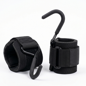 Ganchos de Neopreno para Levantamiento de Pesas, Ganchos de Alta Resistencia para Entrenamiento de Fuerza, Ganchos de Neopreno con Puntas para Entrenamiento en Gimnasio, Unisex - Product Image 1