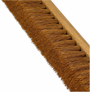 Eco Friendly Natural Coconut Fiber Mini Scrub <b>Brush</b> with Wooden Handle Household <b>Cleaning</b> Tool - Product Image 2
