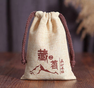 Bolsas de Yute Rústicas Hechas a Mano para Granos de Café con Cierre de Cuerda para Empaque de Café Orgánico - Product Image 3
