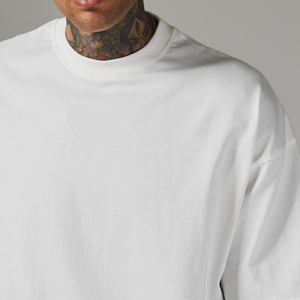 T-shirt ample et court en coton épais 100 % personnalisable pour homme - Product Image 2