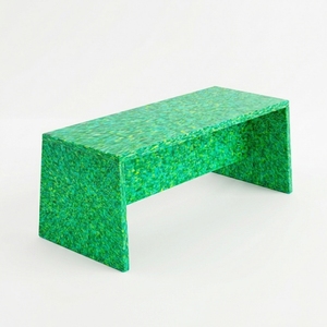 4GoodThings Recycled <b>Plastic</b> Modern Craftsman Water Resistant Durable 2-Seater Outdoor School <b>Bench</b> Eco Friendly Patio - Product Image 1