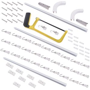 Set di Binari per Tende in Lega di Alluminio con Ganci per Tende Personalizzate - Product Image 4