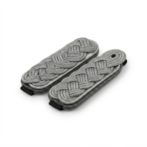 Par de hombreras de algodón blanco hechas a medida, bordadas, para uniforme profesional - Product Image 5