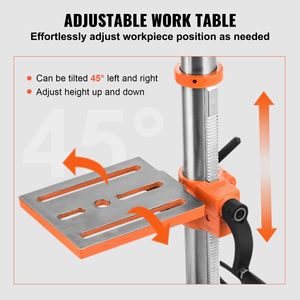10-Inch Swing Cast Iron Frame Drill Press 3.2 Amp 5 Speed Adjustable Battery-Powered with 650/1050/1800/2350/<b>3100</b> RPM - Product Image 6