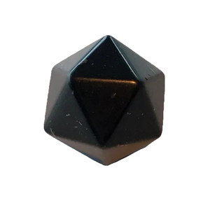 Cube de whisky en obsidienne noire de haute qualité, en forme d'icosahédon, pierre naturelle sculptée, cristal de guérison Reiki, pierre précieuse, grossiste en pierres précieuses - Product Image 3