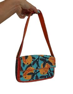 Ethnic Style Beaded HANDBAG with Embroidery and Crossbody <b>Belt</b> - Product Image 1